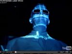 Multimediale Show mit Laser, Holo-Effekten und Videokoffer